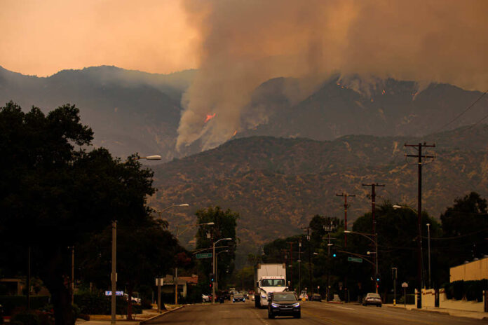 Los,Angeles,,California,,Usa,-,September,10,,2020:,Wildfires,Burning