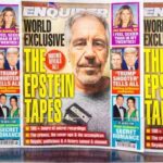 Judge Blasts Epstein Lawsuits: “Not Enough Evidence!” Tabloid magazine covers featuring headlines about Epstein and celebrity news