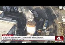 Chemical Tank CRISIS: Evacuations Ordered Amid Fears Chemical leak at aerospace facility prompts evacuations in Garden Grove