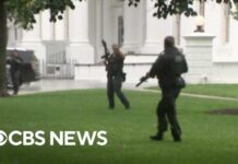 Apparent gunshots heard at the White House by CBS News reporters