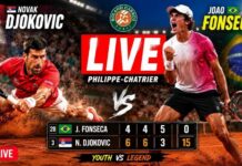 🎾 Novak Djokovic vs Joao Fonseca LIVE! Brazilian Star Pushes Tennis Legend at Roland Garros 🇷🇸🇧🇷