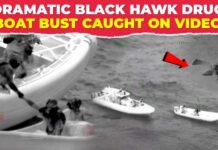 Black Hawk chases drug boat of Puerto Rico in dramatic CBP operation; 391 pounds of cocaine seized