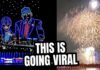 Red-White-Blue Blitz Over Tokyo Japan Going Viral Celebrating America's 250th Anniversary With Drone Show Of Pr Trump & PM Takaichi!