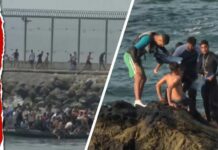 Border Meltdown in Ceuta Over 1,500 Migrants SWARM Into Spain During Chaotic Mass Border Crossing