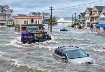 New Jersey Flood Emergency: Nor’easter Leaves Roads Underwater, Floods Homes Along Jersey Shore 🌊