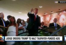 Judge SLAMS $20M Pro-Trump Ad Blitz Federal judge orders end to taxpayer-funded ads promoting Trump