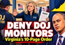 Virginia AG Directs Officials to Deny DOJ Election Monitors