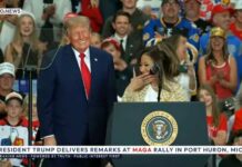 🇺🇸 Nicki Minaj Joins Trump Rally in Michigan for Mike Rogers and John James